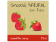 étiquette autocollante jus de fruits smoothie
