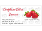 Étiquettes autocollantes confiture extra fraise