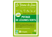 étiquette autocollante potage légumes verts