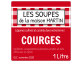 autocollant soupe de courges