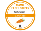 étiquette conserve soupe carottes