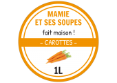 étiquette conserve soupe carottes