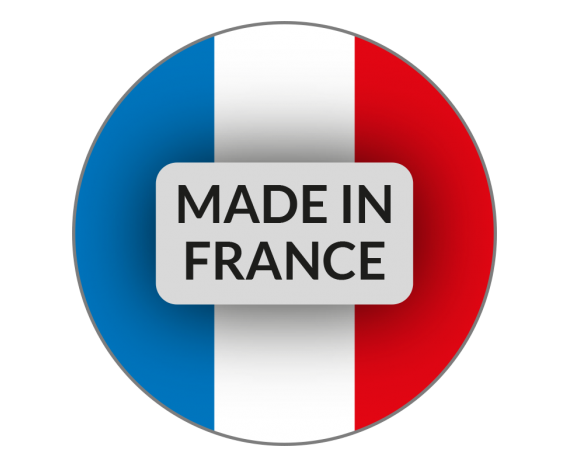 Étiquette Made in France en rouleau - Impression haute définition