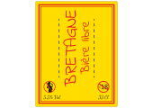 Étiquette adhésive bière Bretagne