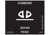 étiquette autocollante bière diabolique