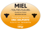 Autocollant pot de miel toutes fleurs