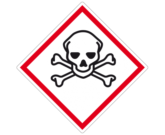 Étiquette danger poison