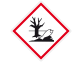 étiquette symbole danger pour l'environnement