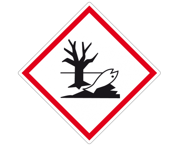 étiquette symbole danger pour l'environnement