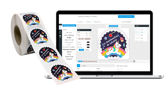 Réalisez facilement vos étiquettes en ligne